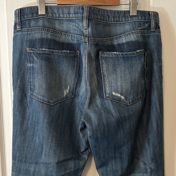 LOFT Women's Boyfriend Distressed Denim Jeans - Picture 4 of 5